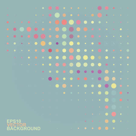 Abstract Dotted Background のイラスト素材