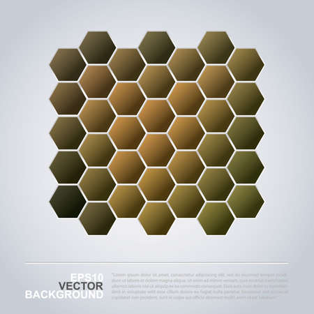 Hexagons Pattern - Abstract Mosaic Background Design のイラスト素材