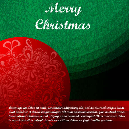 Christmas Card Backgroundのイラスト素材