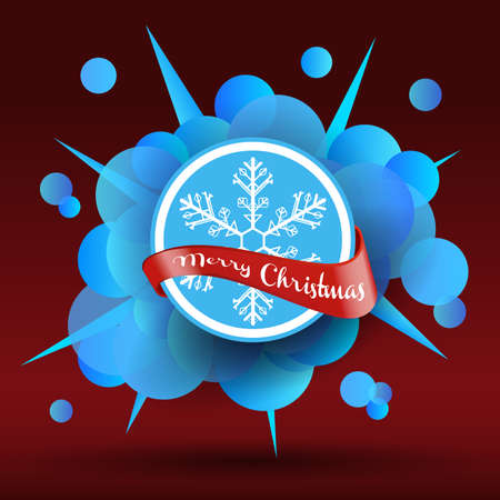 Abstract Christmas Cardのイラスト素材