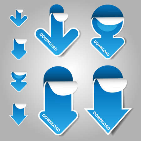 3Dd Arrows Setのイラスト素材