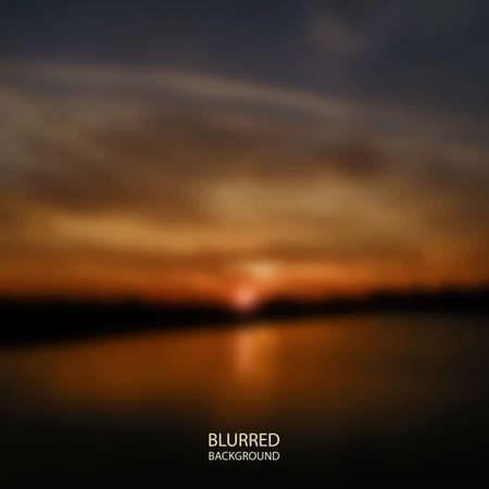 Abstract Background - Blurred Image - Sunsetのイラスト素材