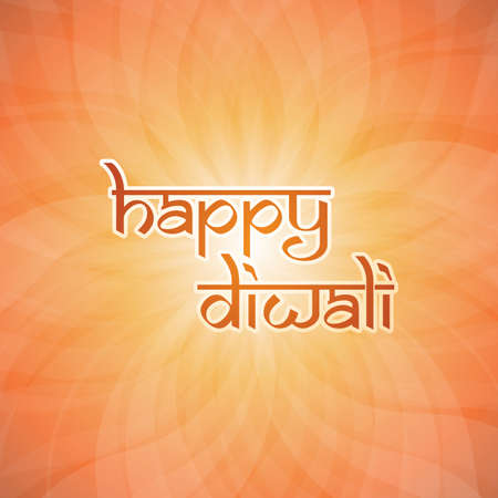 Happy Diwali Card - Vector Background Illustrationのイラスト素材