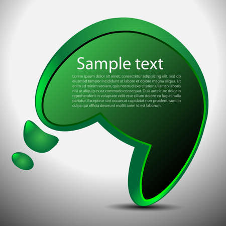 Shiny Speech Bubble Vectorのイラスト素材