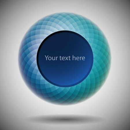 Abstract Blue Speech Bubbleのイラスト素材