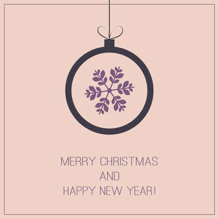 Christmas Greeting Card - Christmas Ballのイラスト素材