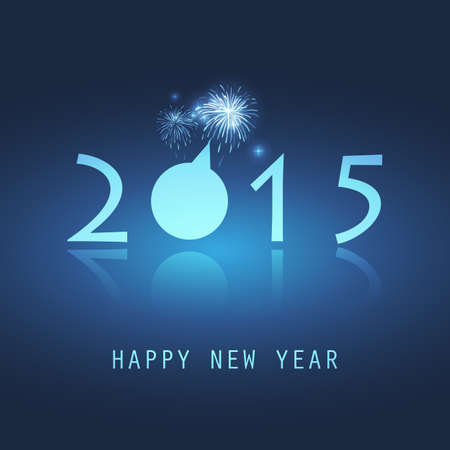 New Year Card - 2015のイラスト素材