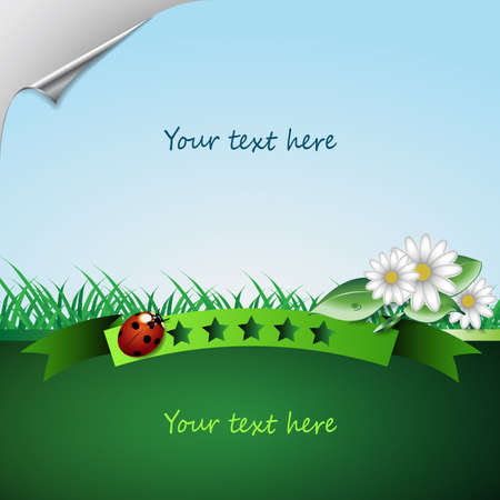 Eco Vector Backgroundのイラスト素材