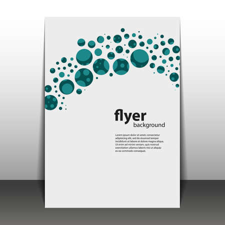 Flyer or Cover Design with Dotsのイラスト素材