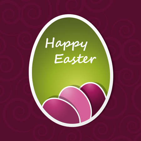 Happy Easter Cardのイラスト素材