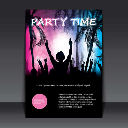 Flyer or Cover Design - Beach Partyのイラスト素材