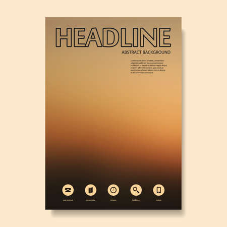 Flyer or Cover Design Background Template for Your Business or Corporate Identityのイラスト素材