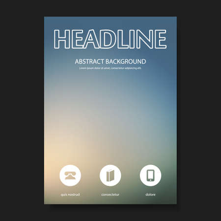 Flyer or Cover Design Background Template for Your Business or Corporate Identityのイラスト素材