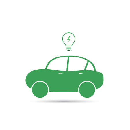 Electric Car Icon Designのイラスト素材
