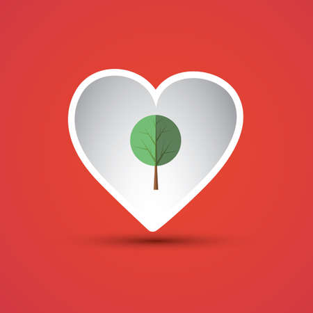 I Love Nature - Icon Design Conceptのイラスト素材