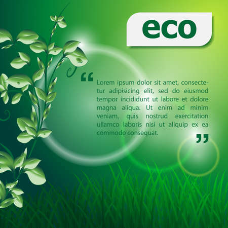 Eco Concept Backgroundのイラスト素材