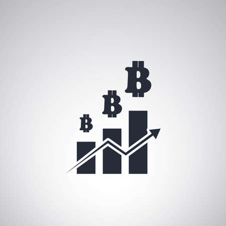 Success - Vector Illustration of Bitcoin Designsのイラスト素材