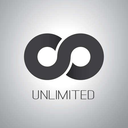 Unlimited Symbol Icon Designのイラスト素材