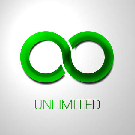 Unlimited Symbol Icon Designのイラスト素材