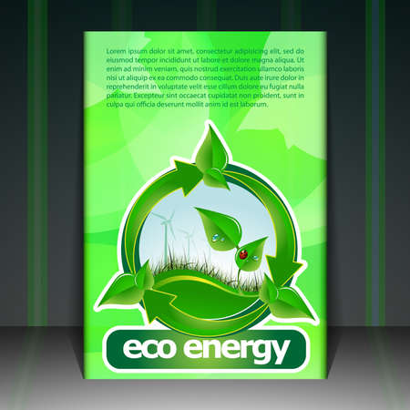 Eco Flyer or Cover Designのイラスト素材