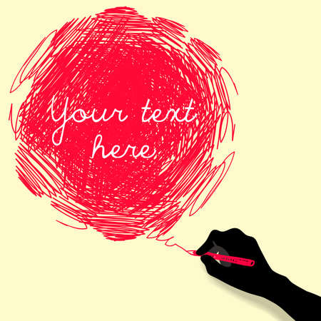 Hand-drawn Speech Bubbleのイラスト素材