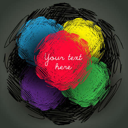 Hand-drawn Speech Bubbleのイラスト素材