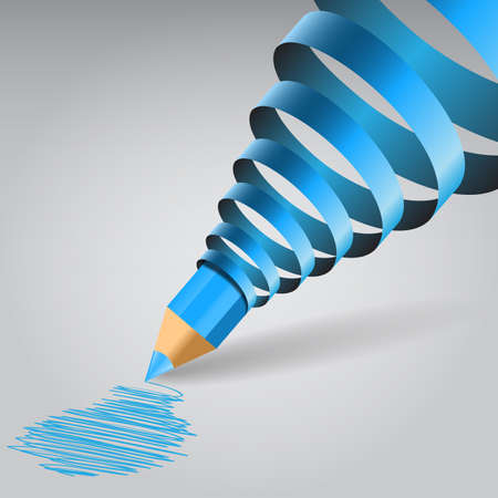 Creative Pencil Backgroundのイラスト素材