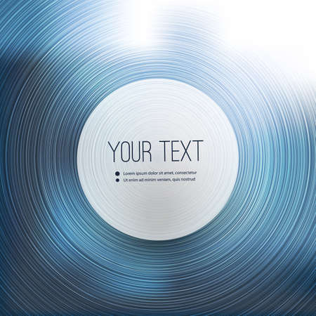Abstract Concentric Circles Background Vector with Label in the Center for Your Textのイラスト素材