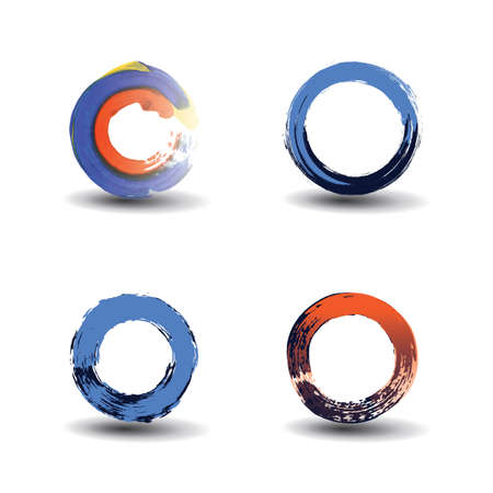 Collection Of Circle Designs - Brushesのイラスト素材