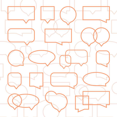 Speech Bubble Background Designのイラスト素材