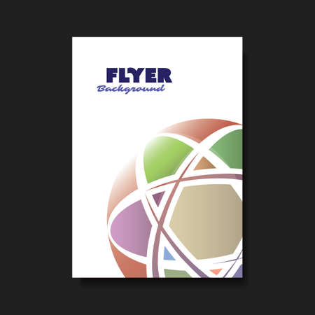 Cover Design Template with Globe Design Background - Colorfulのイラスト素材