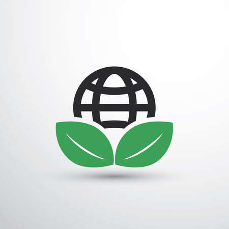 Eco Icon - Earth Globeのイラスト素材