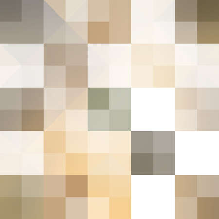 Abstract Background Design With Geometric Pattern - Pastel Colored Square Mosaics