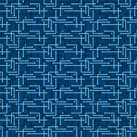 Networks, Connections - Mesh Pattern - Abstract Vector Backgroundのイラスト素材