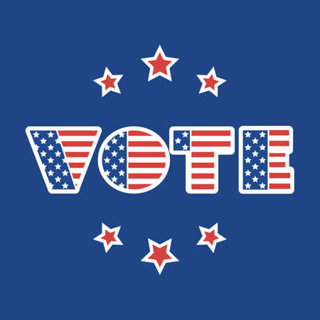 USA Voting Design Conceptのイラスト素材