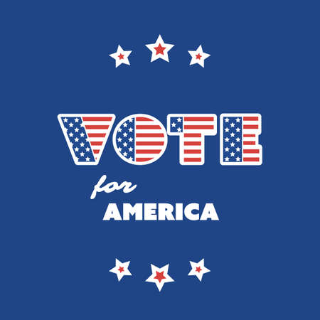 USA Voting Design Conceptのイラスト素材