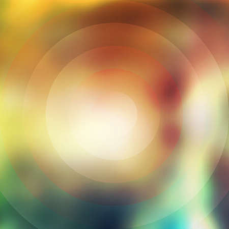 Abstract Colorful Concentric Circles Pattern on Blurred Backgroundのイラスト素材