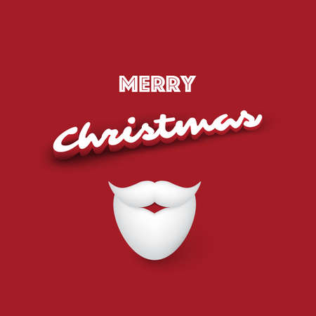 Merry Christmas, Happy Holidays Greeting Cardのイラスト素材