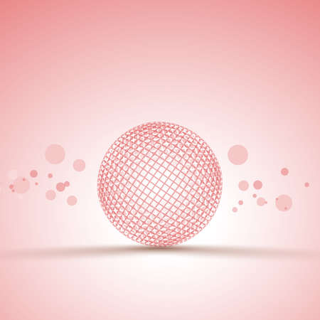 Abstract globe background design, vector illustration.のイラスト素材