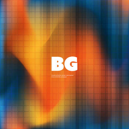 Colorful Wallpaper, Background, Flyer or Cover Design for Your Business with Abstract Striped and Blurred Patternのイラスト素材