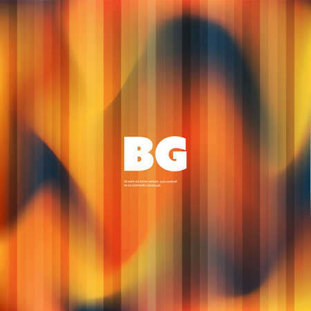 Colorful Wallpaper, Background, Flyer or Cover Design for Your Business with Abstract Striped and Blurred Pattern - Applicable for Reports, Presentations, Placards, Posters - Creative Vector Templateのイラスト素材