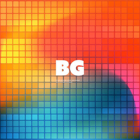 Wallpaper, Background, Flyer or Cover Design for Your Business with Abstract Blurred and Checkered Pattern - Applicable for Reports, Presentations, Placards, Posters - Creative Vector Templateのイラスト素材