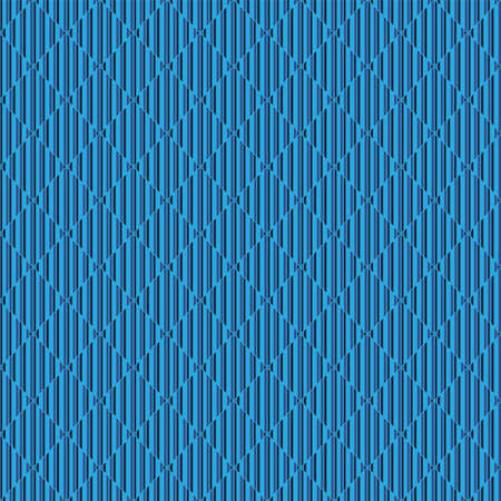 Abstract Blue Stripes, Lines Pattern - Background Designのイラスト素材