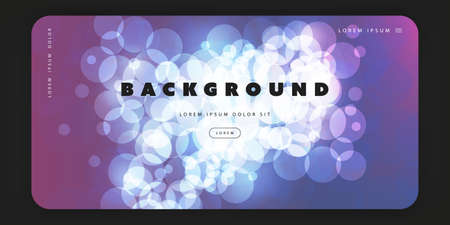 Abstract Sparkling White and Purple Pattern Background Template, Gradient Shapes Composition, Poster or Landing Page Design - Vector Illustrationのイラスト素材