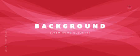 Abstract Red Minimal Geometric Pattern Background, Multi Purpose Template, Gradient Shapes Composition, Futuristic Poster, Header or Landing Page Design - Vector Illustrationのイラスト素材