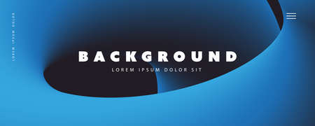 Abstract Background Template, Gradient Shapes Composition, Poster Header, Banner or Landing Page...