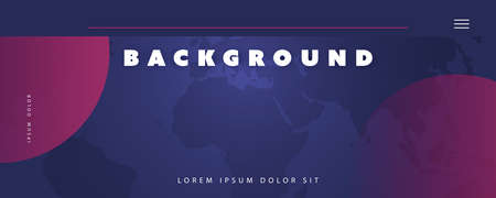 Abstract Purple and Phantom Blue Minimal Geometric Pattern Background, Multi Purpose Template, Gradient Shapes Composition, Futuristic Poster, Header or Landing Page Design - Vector Illustrationのイラスト素材