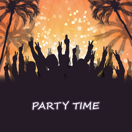 Flyer or Cover Design - Party Timeのイラスト素材