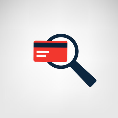 Search for Victims - Internet Phishing, Bank Account Hacking Attempt During Online Payment with Credit Card - Cyber Crime and Network Security Vector Concept Illustrationのイラスト素材