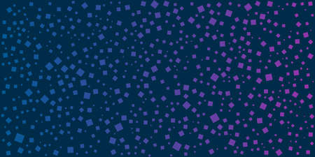 Various Colorful Randomly Placed, Sized and Oriented Squares Pattern - Texture, Background, Design...